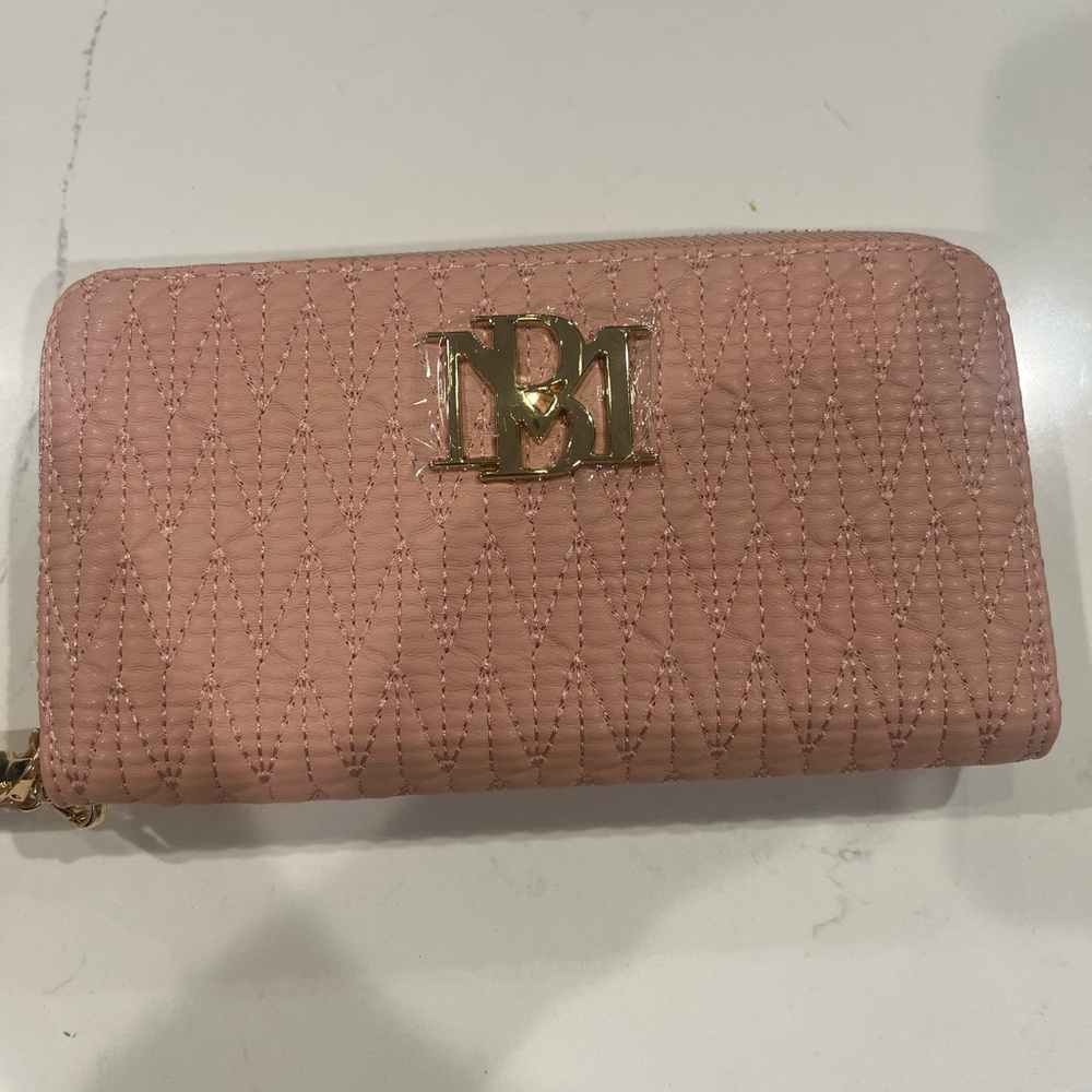 Badgley Mischka Pink Long Wallet